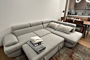 Living area - Modern and Fully-equipped Apartment - Total Comfort (Cuenca)