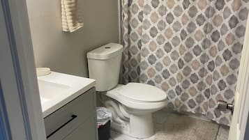 Towels, soap, toilet paper