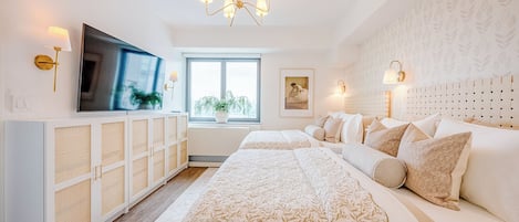 1 habitación, tabla de planchar con plancha, wifi y ropa de cama