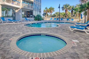 Indoor pool, a heated pool - Oceanview Forest Dunes Condo | Beach, Pool, Hot Tub, Balcony, Snowbird Friendly (Myrtle Beach)