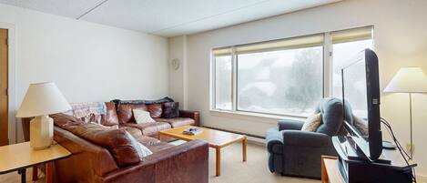 Una televisión, libros