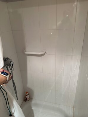 Dutxa, assecador de cabells, sabó i paper higiènic 