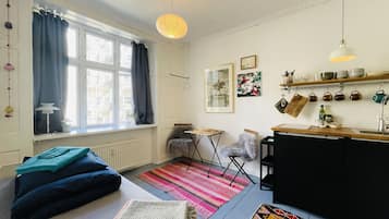 1 bedroom, iron/ironing board, travel cot, free WiFi