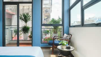 Premium-Apartment, 1 Schlafzimmer, Küche, Stadtblick | Blick auf die Stadt