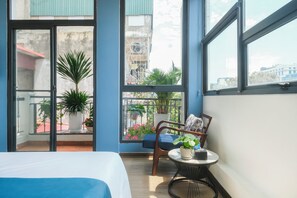 Premium appartement, 1 slaapkamer, keuken, uitzicht op de stad | Uitzicht op de stad