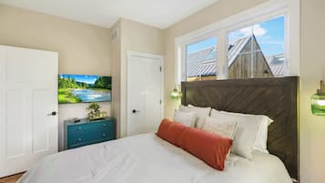 2 slaapkamers, een strijkplank/strijkijzer, gratis wifi, beddengoed