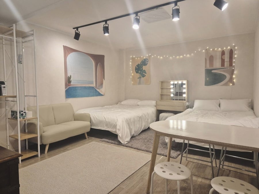 Quad Room (shared kitchen, shared bathroom) | Free WiFi, bed sheets