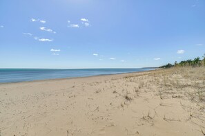 On the beach