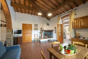 Living area - Villa Chianti | Luxury Pool, Jacuzzi Tub, Sauna and Chromoterapy (Greve in Chianti)