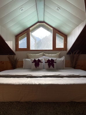 Family Suite, Balcony, Mountain View | Egyptian cotton sheets, premium bedding, down comforters