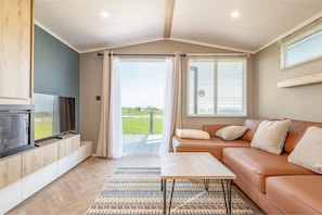 TV connectée, cheminée