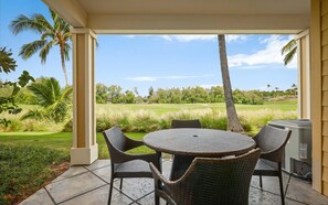 Outdoor dining - Fairways Villas at Waikoloa E4 Golf View 2 Bedroom (Waikoloa)