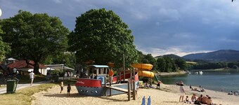 Chalet on the Diemelsee with lake view, sun terrace and much more. Pet friendly