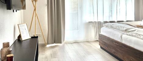 1 Schlafzimmer, kostenloses WLAN, Bettwäsche