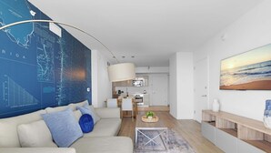 TV - Modern Apt With Private Balcony & Gym (Hallandale Beach)