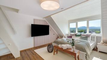 2 slaapkamers, een strijkplank/strijkijzer, gratis wifi, beddengoed