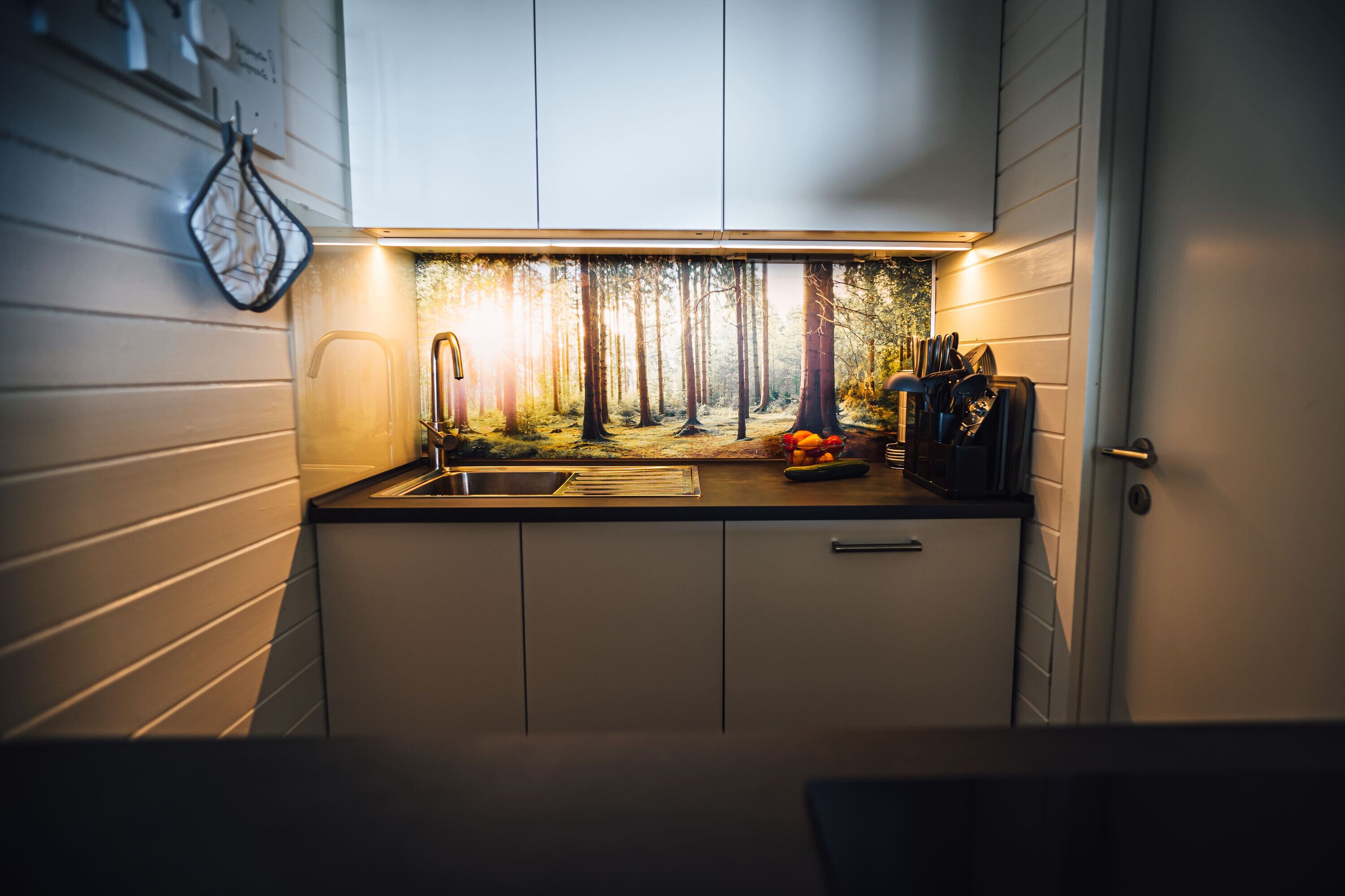 冷蔵庫、オーブン、コンロ、食器洗い機