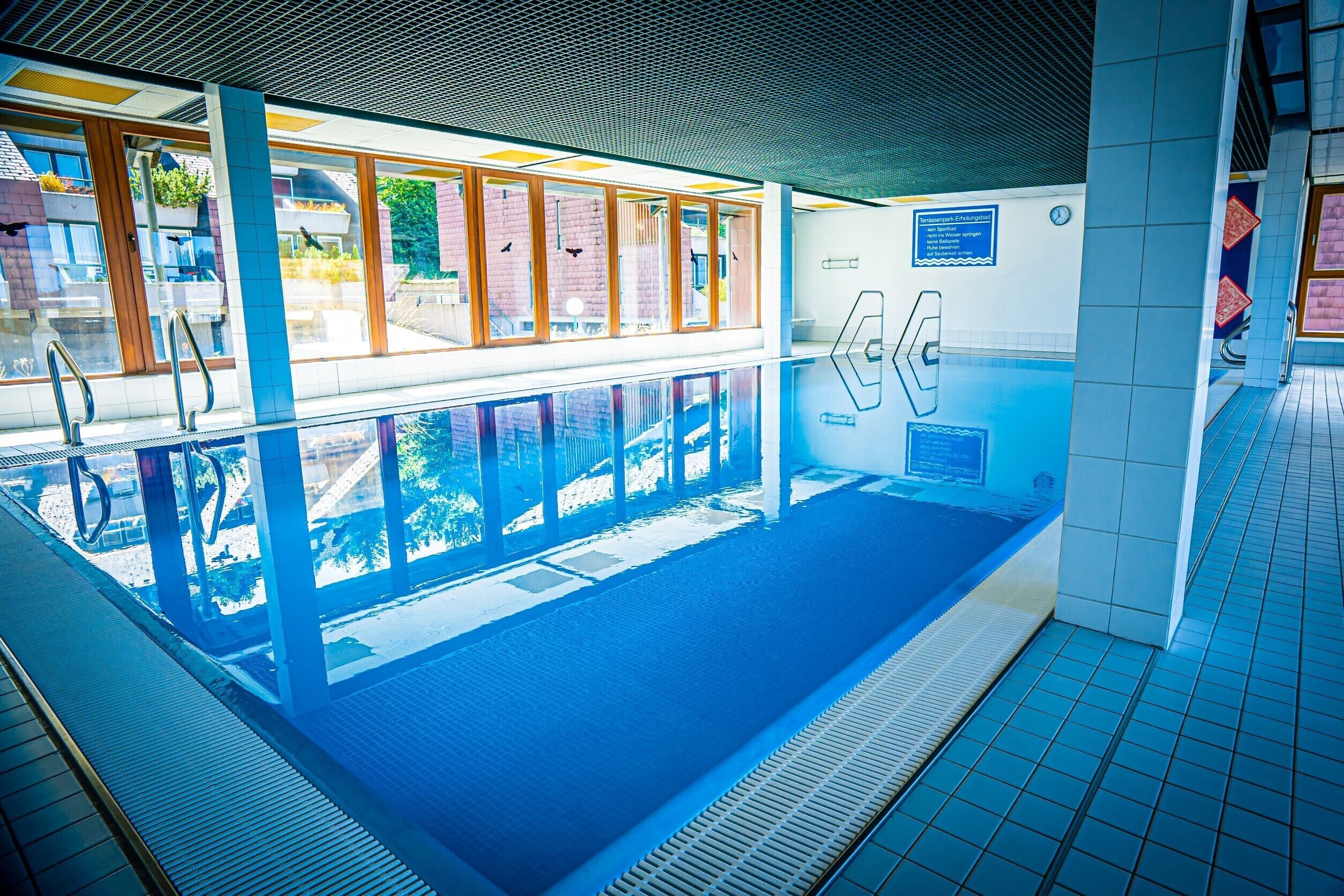 Indoor pool, a heated pool