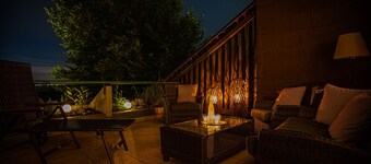 Appartamento 'Natur Tanken' con vista sulle montagne, giardino in comune e Wi-Fi