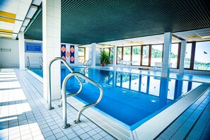 Indoor pool, a heated pool