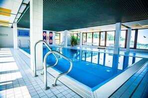 Indoor pool, a heated pool