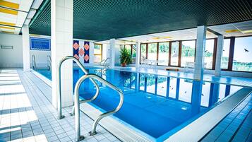 Indoor pool, a heated pool