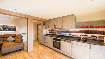 Kühlschrank, Ofen, Herdplatte, Geschirrspüler