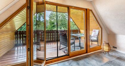 Ferienwohnung 'Lütt Stuv' mit privater Terrasse, Gemeinschaftsgarten und Wi-Fi