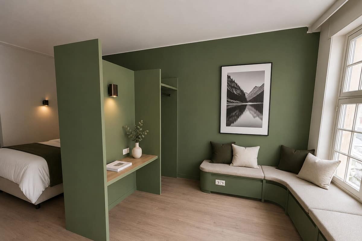 Apartment | Minibar, desk, WiFi (free), bed sheets