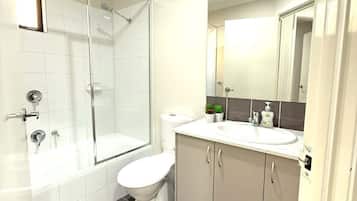Shower, hair dryer