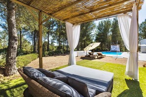 Terrace/patio - My Rental Homes - Villa Floresta private pool and large garden (Sant Antoni De Portmany)