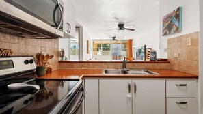 Microwave, oven, stovetop, toaster