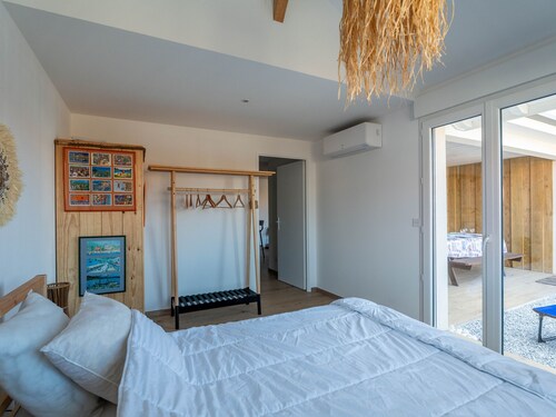 Appartement T3 PMR Biscarrosse 6 Pers, Clim Parking
