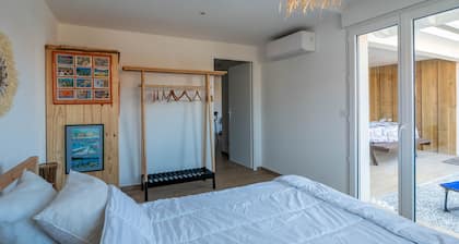 Appartement T3 PMR Biscarrosse 6 Pers, Clim Parking
