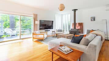 Smart TV, fireplace, offices