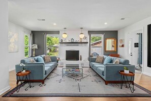 TV, table tennis, books, stereo