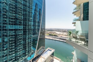 Apartment, Balcony, City View | Balcony view - Upscale 1BR Luxury Apt in Missoni Urban Oasis (Dubai)