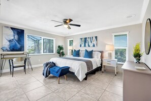 3 slaapkamers, een bureau, een strijkplank/strijkijzer, gratis wifi