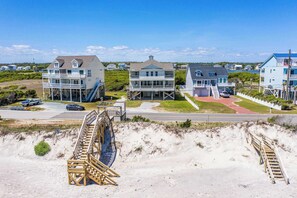 Exterior - Oceanfront | Pet Friendly | Private Pool | Hot Tub (North Topsail Beach)