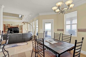 TV, offices - Oceanfront | Pet Friendly | Private Pool | Hot Tub (North Topsail Beach)