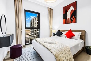 2 多间卧室、旅行婴儿床、WiFi、床单