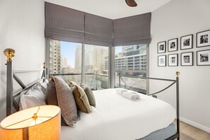 2 bedrooms, iron/ironing board, travel crib, free WiFi