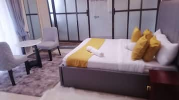 Free WiFi, bed sheets
