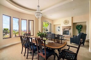 Dining - 7BR Carlsbad Estate with Pool, Firepit & Views (Carlsbad)