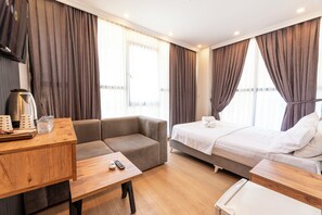 Comfort Double or Twin Room | Frette Italian sheets, premium bedding, memory-foam beds, in-room safe - Highway 34 Hotel (Istanbul)
