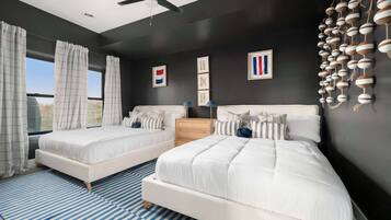 5 bedrooms, iron/ironing board, travel crib, WiFi