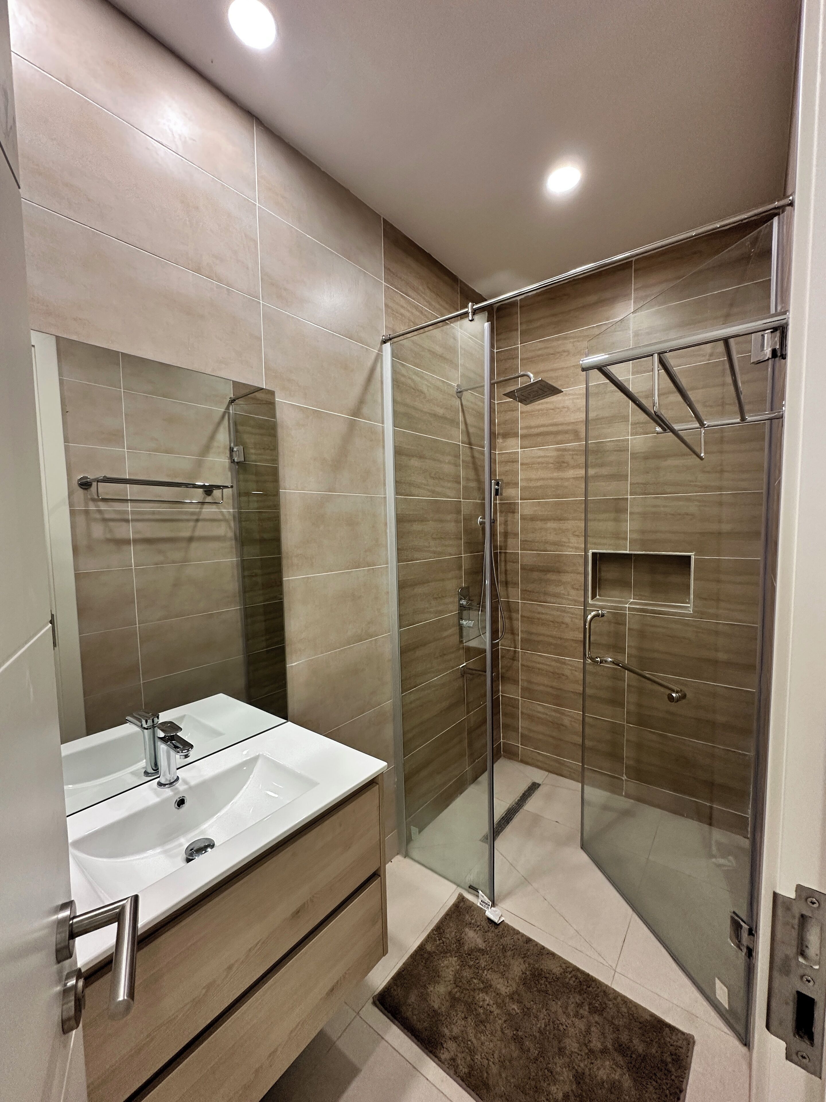 Condo, Balcony, City View | Bathroom | Free toiletries, soap, toilet paper