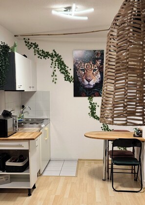 Private kitchen - Close to the center incl. parking Jungle-Suite - oasis of peace in the heart of Saarbrücken! (Saarbrücken)