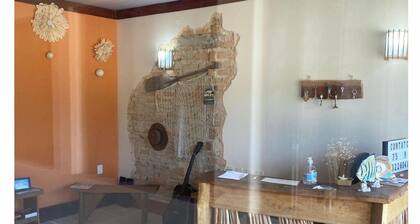 Located opposite the main square of Boipeba, 300m from Boca da Barra Beach.