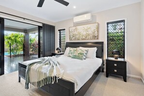 4 bedrooms, iron/ironing board, travel crib, WiFi